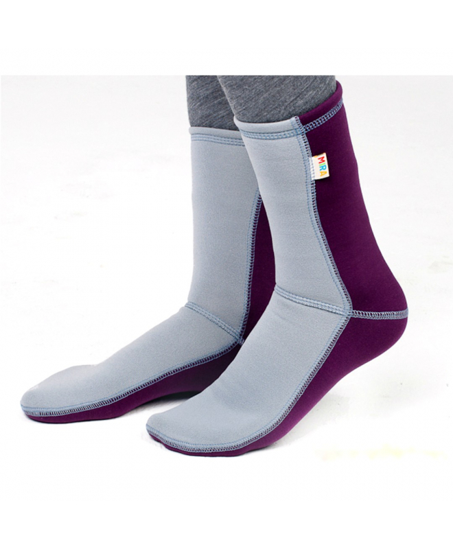 Шкарпетки жіночі Power Stretch сіро-баклажанові
